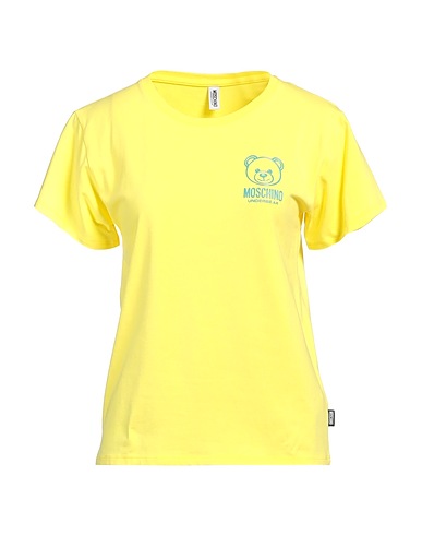MOSCHINO Undershirt Yellow 94% Cotton, 6% Elastane