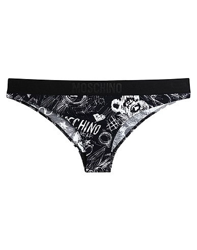 MOSCHINO Brief Black 93% Cotton, 7% Elastane
