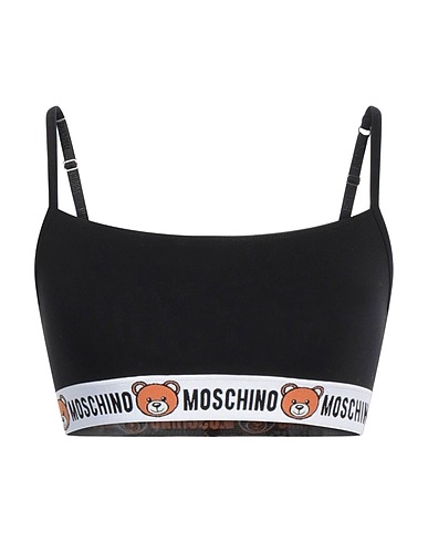 MOSCHINO Reggiseno Nero 95% Cotone, 5% Elastan