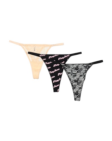 MOSCHINO Slip Schwarz 86% Polyamid, 14% Elastan, Baumwolle