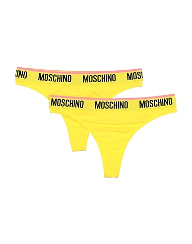 MOSCHINO Brief Yellow 94% Cotton, 6% Elastane