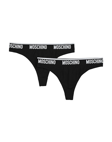 MOSCHINO Slip Schwarz 94% Baumwolle, 6% Elastan