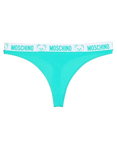 MOSCHINO Slip Turchese 94% Cotone, 6% Elastan