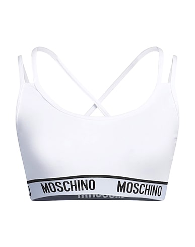 MOSCHINO Reggiseno BIANCO 94% Cotone, 6% Elastan