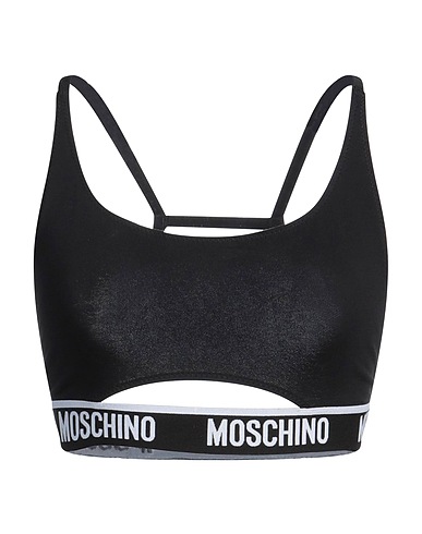 MOSCHINO Bra Black 94% Cotton, 6% Elastane