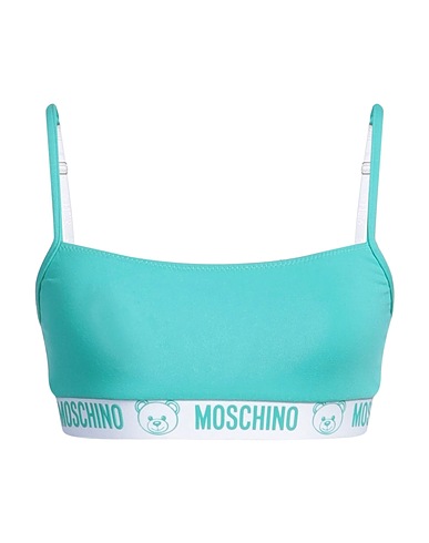 MOSCHINO Reggiseno Turchese 94% Cotone, 6% Elastan