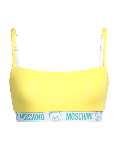 MOSCHINO Reggiseno Giallo 94% Cotone, 6% Elastan