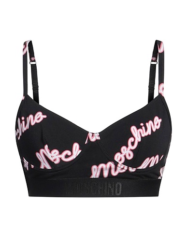 MOSCHINO Bra Black 94% Cotton, 6% Elastane