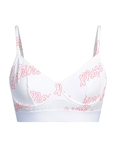 MOSCHINO Bra White 94% Cotton, 6% Elastane