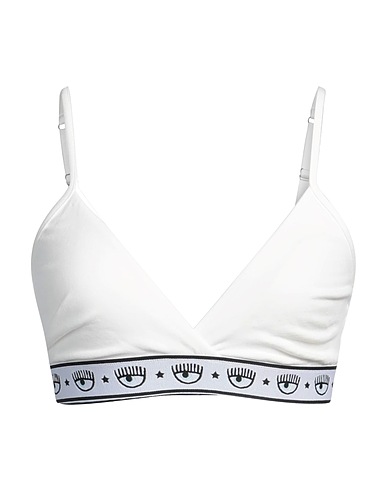 CHIARA FERRAGNI Bra White 95% Cotton, 5% Elastane