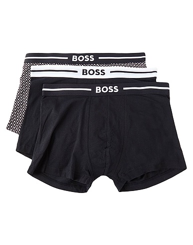 BOSS Boxer Black 95% Organic cotton, 5% Elastane