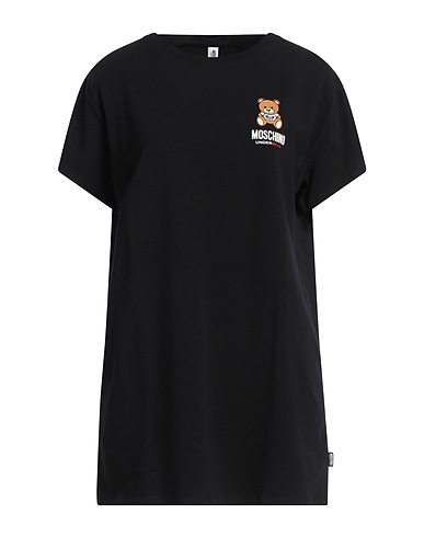 MOSCHINO Undershirt UNDERWEAR Black 92% Cotton, 8% Elastane