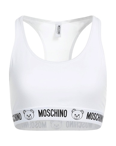 MOSCHINO Bra White 94% Cotton, 6% Elastane