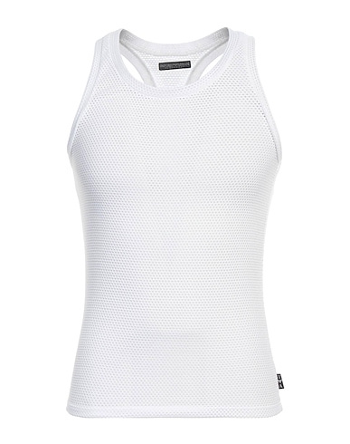 EMPORIO ARMANI Undershirt UNDERWEAR White 97% Polyester, 3% Elastane