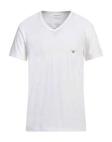 EMPORIO ARMANI Undershirt UNDERWEAR White 95% Cotton, 5% Elastane