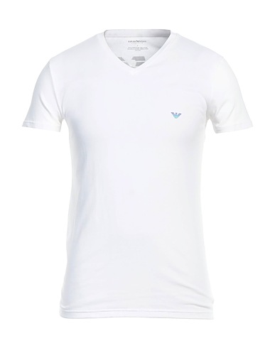 EMPORIO ARMANI Undershirt White 95% Cotton, 5% Elastane
