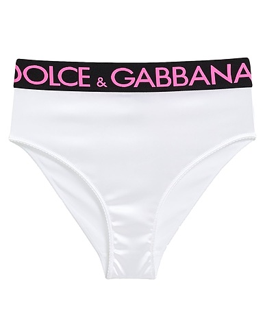 DOLCE&GABBANA Brief White 65% Acetate, 29% Polyamide, 6% Elastane, Polyester