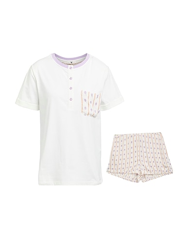 TWINSET UNDERWEAR Sleepwear White 94% Cotton, 6% Elastane, Viscose, Polyester