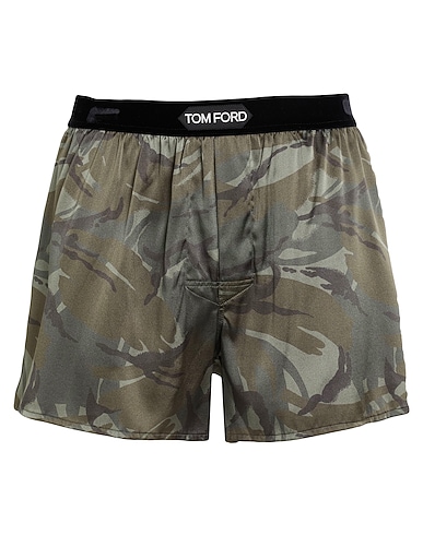 TOM FORD Boxer VERDE SCURO 93% Silk, 7% Elastane