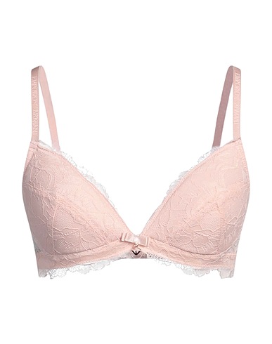 EMPORIO ARMANI Bra Pink 91% Polyamide, 9% Elastane