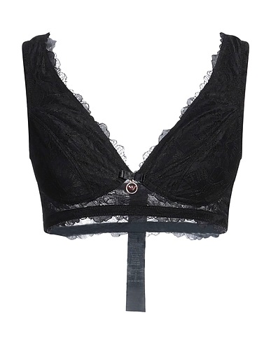 EMPORIO ARMANI Bra Black 91% Polyamide, 9% Elastane