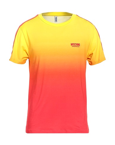 MOSCHINO Undershirt Yellow 92% Cotton, 8% Elastane