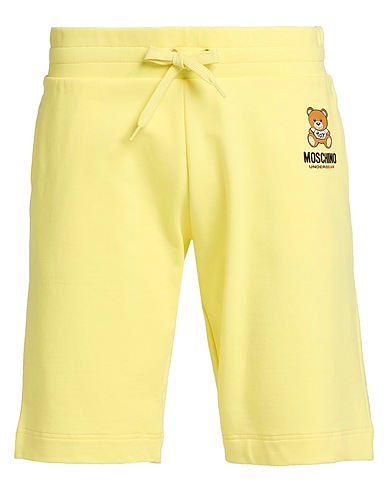 MOSCHINO Shorts & Bermuda Giallo 95% Cotone, 5% Elastan