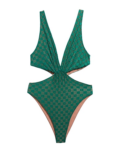 FORTE_FORTE Lingerie bodysuit Emerald green 93% Polyamide, 7% Elastane