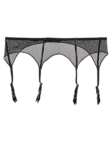 OSÉREE Bustier, guêpière e giarrettiere Nero 92% Poliammide, 8% Elastan