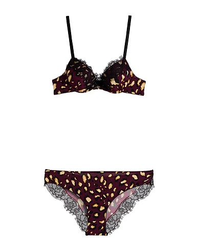 TWINSET UNDERWEAR Coordinato Prugna 85% Poliammide, 15% Elastan