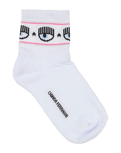 CHIARA FERRAGNI Socken & Strümpfe Weiß 75% Baumwolle, 22% Polyamid, 3% Elastan