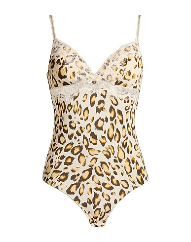 TWINSET UNDERWEAR Lingerie bodysuit Ivory 85% Polyamide, 15% Elastane, Cotton