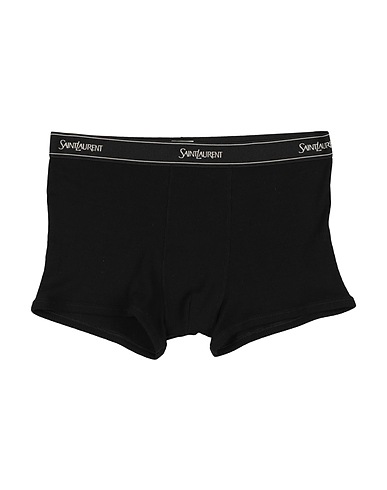 SAINT LAURENT Bóxer NERO 100% Algodón