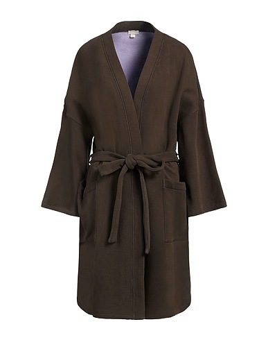 HANRO Dressing gowns & bathrobes Military green 96% Cotton, 4% Polyester