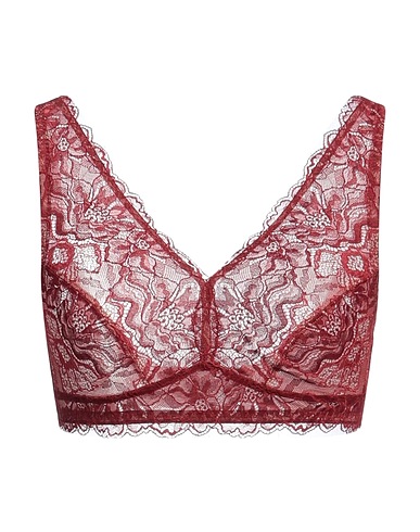 HANRO Bra Brick red 52% Polyamide, 31% Viscose, 17% Elastane