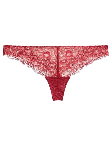 HANRO Slip Ziegelrot 52% Polyamid, 31% Viskose, 17% Elastan