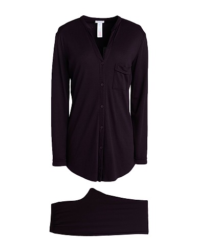 HANRO Pyjama Prune 50% Coton, 50% Modal