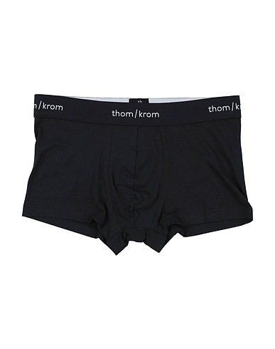 THOM KROM Caleçon Noir 95% Coton biologique, 5% Élasthanne