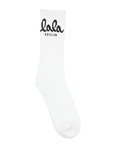 LALA BERLIN ストッキング＆ソックス ホワイト コットン 75% / ポリウレタン 25%