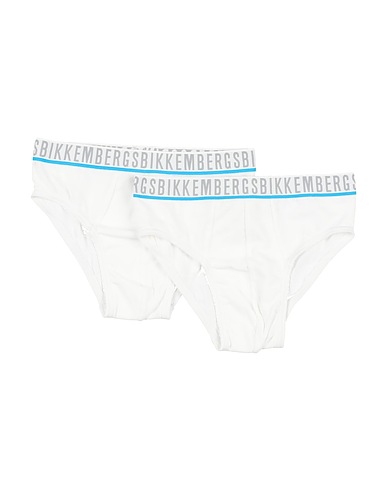 BIKKEMBERGS Brief White 95% Cotton, 5% Elastane