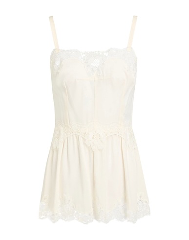 DOLCE&GABBANA Undershirt Ivory 94% Silk, 6% Elastane