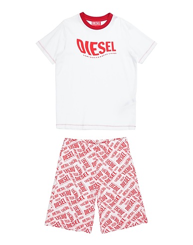 DIESEL Pyjama Weiß 95% Baumwolle, 5% Elastan