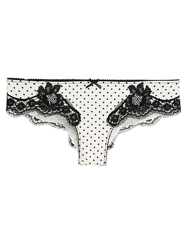 DOLCE&GABBANA Brief White 91% Silk, 9% Elastane