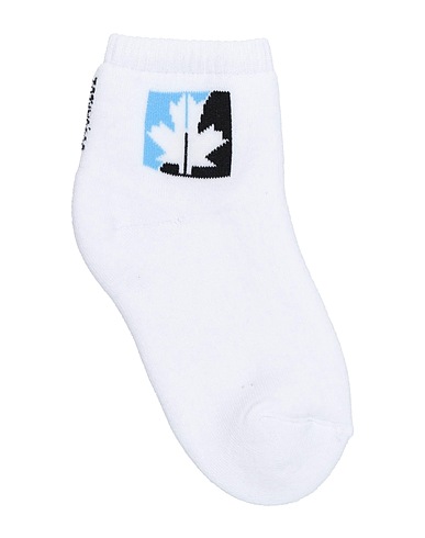 DSQUARED2 Socks & tights White 86% Cotton, 13% Nylon, 1% Elastane