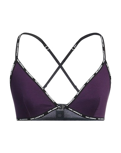 KARL LAGERFELD Reggiseno Viola scuro 92% Cotone, 8% Elastan