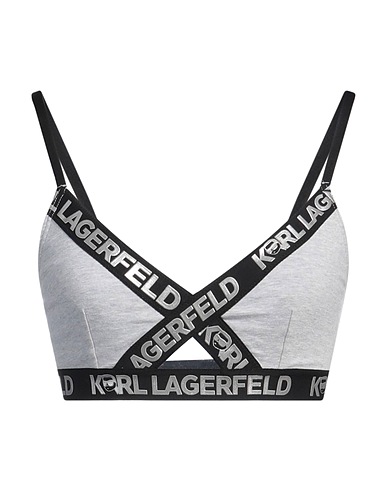 KARL LAGERFELD Soutien-gorge Gris 95% Coton biologique, 5% Élasthanne