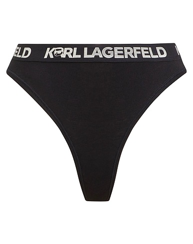 KARL LAGERFELD Slip Nero 95% Cotone organico, 5% Elastan