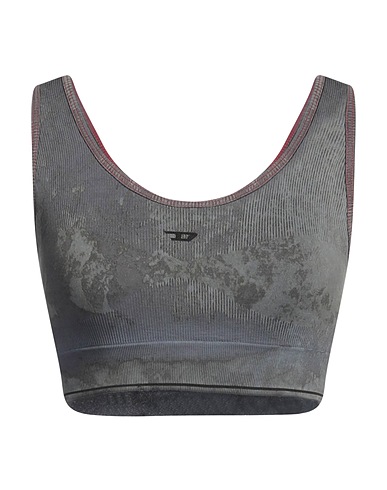 DIESEL Bra Grey 95% Nylon, 5% Elastane