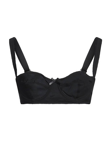 DOLCE&GABBANA Bra Black 90% Silk, 10% Polyester