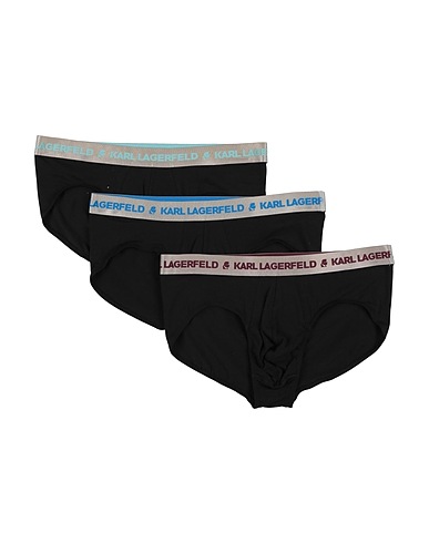 KARL LAGERFELD Brief Black 95% Organic cotton, 5% Elastane